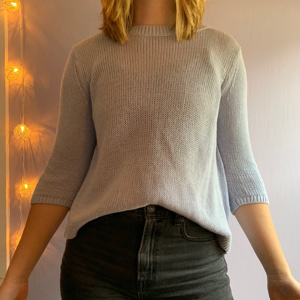 Banana Republic light blue sweater